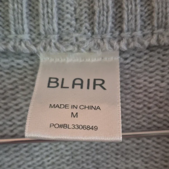 Blair Gray & Black Patterned Cardigan Nan Tucket Hamptons Preppy 80s 90s Y2k Med - Picture 2 of 10